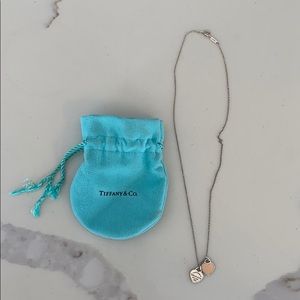 Tiffany & Co. Mini Double Heart Pendant Necklace